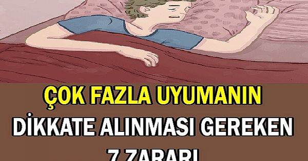 Çok Fazla Uyuyanlar Dikkat