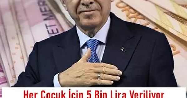 Yeni Doğan Her Çocuğa 5 Bin Tl