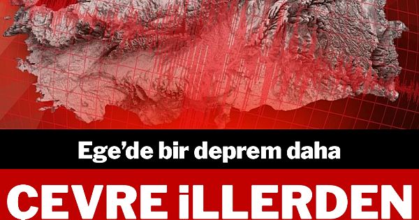 Son dakika... Ege'de 5,2 büyüklüğünde deprem