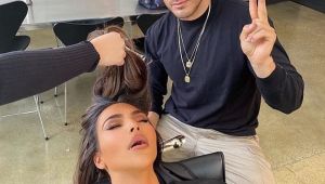 nl Model Kim Kardashian Bak?m ?in Gitti?i Kuafrde Uyuya Kald?